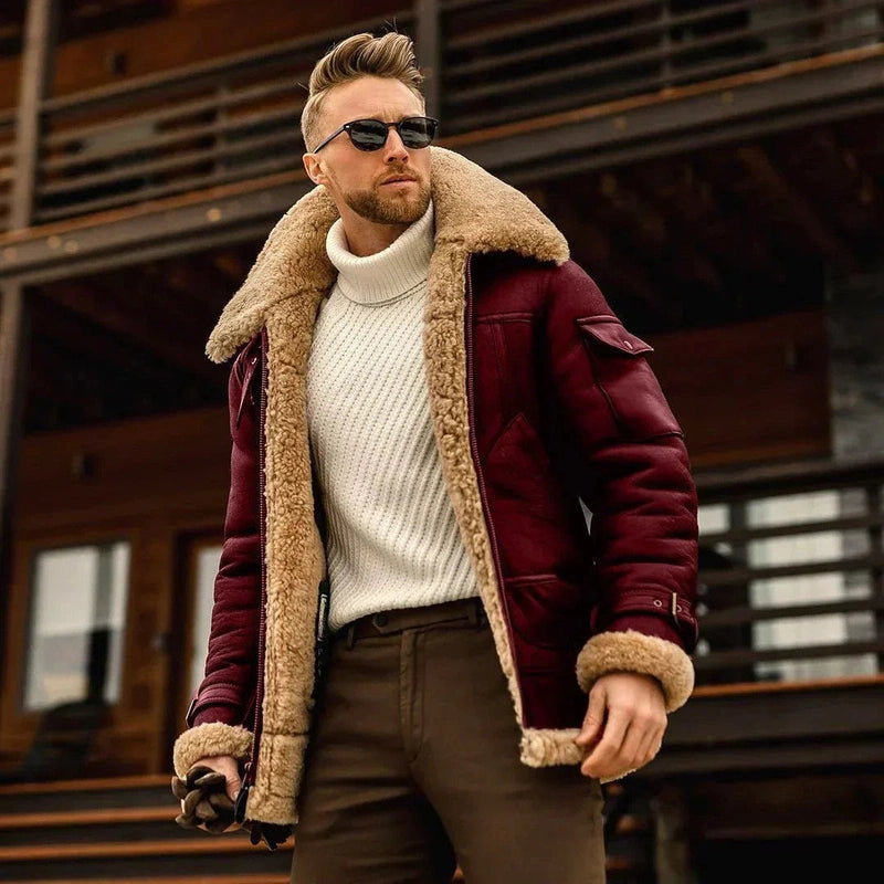 Verasmode-Men Jackets-Moderne und warme Winterjacke mit hochwertiger Verarbeitung