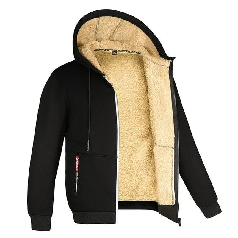 Verasmode-Men Jackets-Philippe - Bequeme wattierte Fleecejacke für Herren im modernen Design