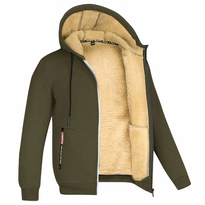 Verasmode-Men Jackets-Philippe - Bequeme wattierte Fleecejacke für Herren im modernen Design