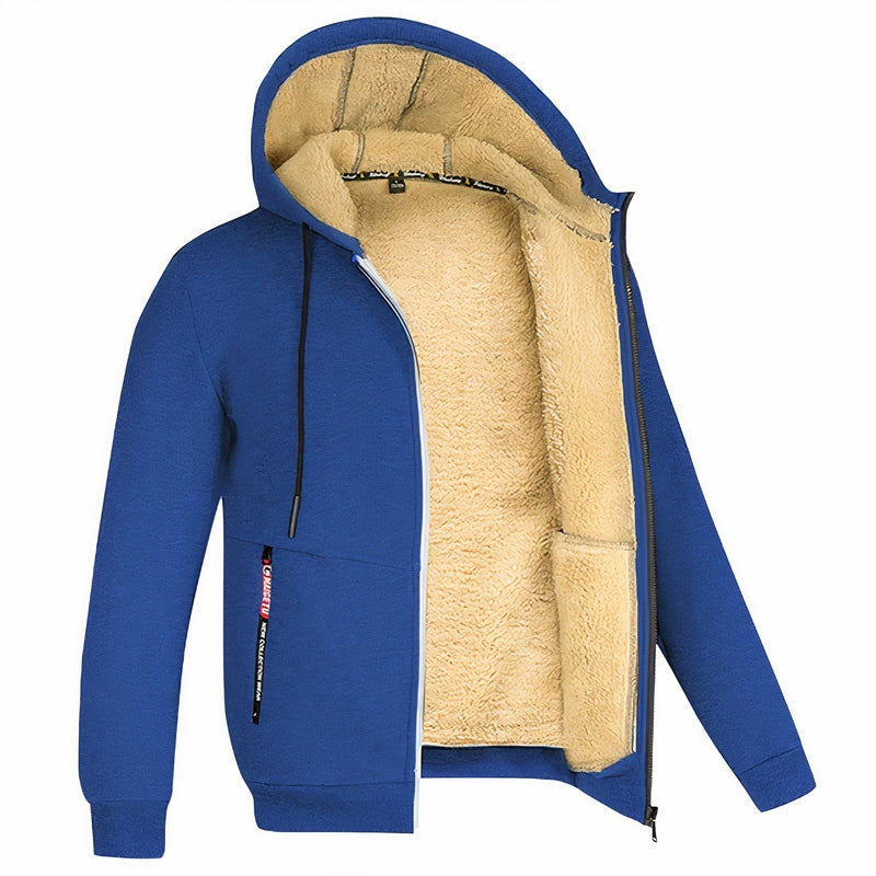 Verasmode-Men Jackets-Philippe - Bequeme wattierte Fleecejacke für Herren im modernen Design