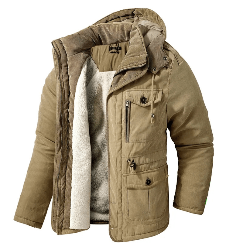 Verasmode-Men Jackets-Robuste Winterjacke für Herren mit praktischen Taschen