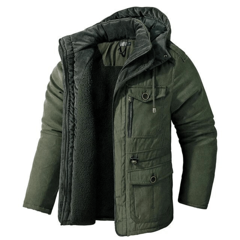 Verasmode-Men Jackets-Robuste Winterjacke für Herren mit praktischen Taschen