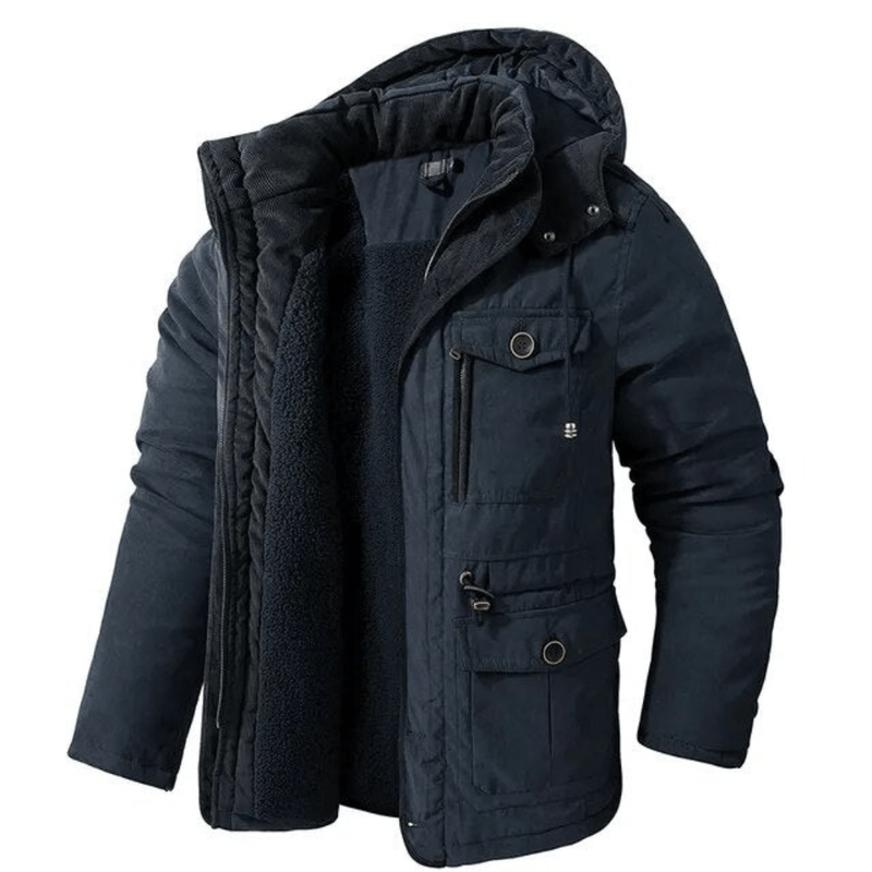 Verasmode-Men Jackets-Robuste Winterjacke für Herren mit praktischen Taschen